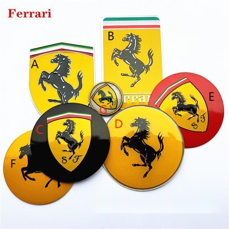 フェラーリ ステッカー ホイールキャップシール Ferrari 跳ね馬  