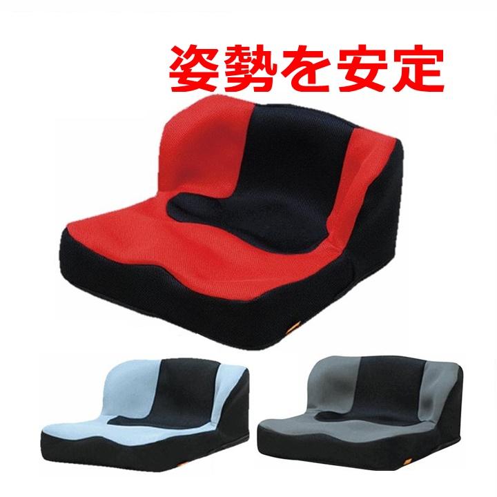 タカノ　LAPS TC-L01 姿勢矯正クッション 赤黒 直送 車いすクッション】座位保持クッション LAPS（ラップス）TC-L01