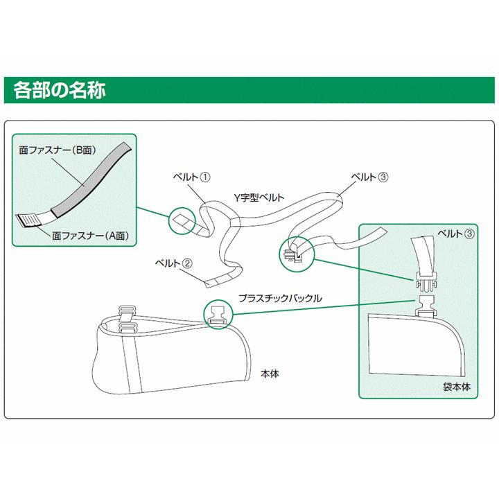 【平日15時まで即日出荷】ニューアームサスペンダー【腕つり 骨折 怪我 ギブス ギプス 吊り下げ  つりさげ 腕 つり下げ 三角巾 アルケア】｜zengozen-yafoo｜07