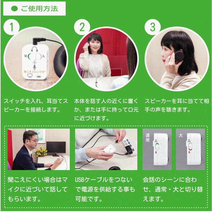平日15時まで即日出荷】聴こえ♪ルンです【 はっきり聞こえる 助聴器