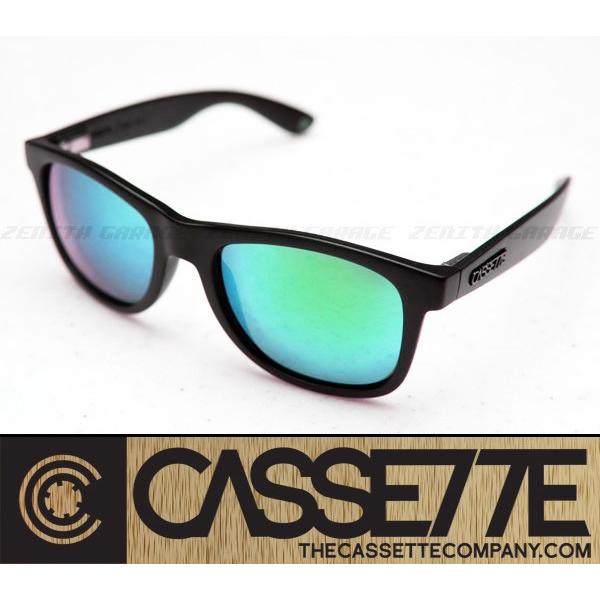 CASSETTE 偏光レンズ：O.G LX 703 [Matte Black／Green Mirror Lens