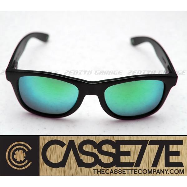 CASSETTE 偏光レンズ：O.G LX 703 [Matte Black／Green Mirror