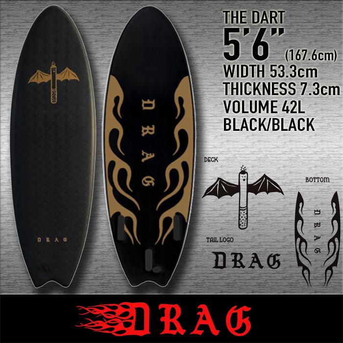 DRAG SURFBOARD The Dartドラグサーフボード ソフトボード DRAG