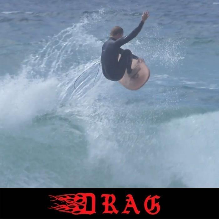 格安で！DRAG ソフトボード レッド 6'6 フィン付き DRAG [THE DART] 6'6