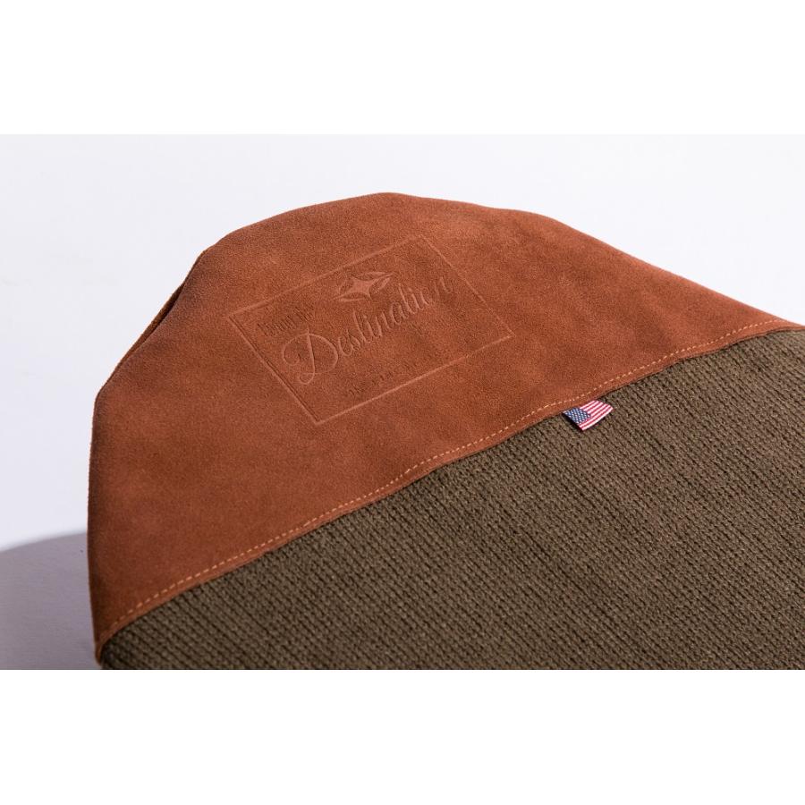 DESTINATION：8'0" ファンボード ・ミッドレングス系 ニットケース ワイドノーズ ボードケース レザー製ノーズガード／デスティネーション