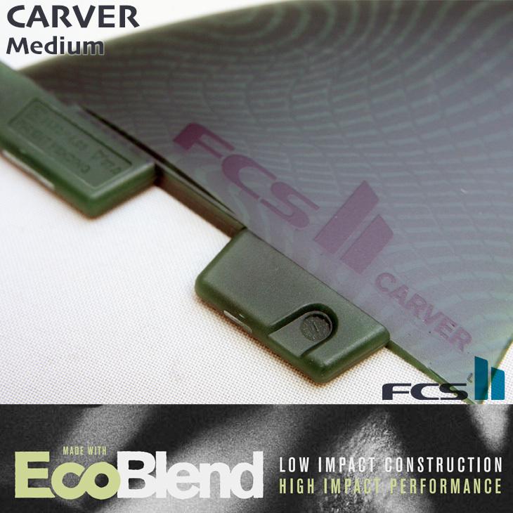 FCS 最新 FCS2 CARVER ECO (M) NEOGLASS トライフィン ビーチブレイク