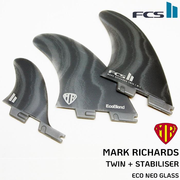 FCS2 MR ツインスタビ マークリチャーズ ツイン Eco Blend FCS2 MR TWIN + STABILISER（MARK RICHARDS）フィンの特徴と