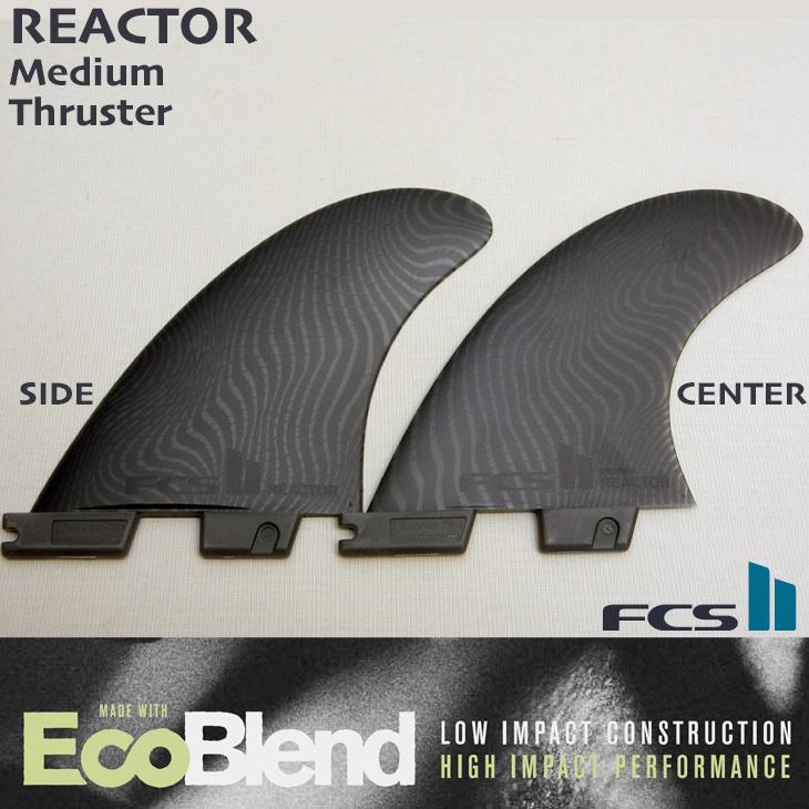 最新 FCS2 REACTOR ECO (M) NEOGLASS トライフィン ビーチブレイク向け スピード&クイック リアクター THRUSTER Msize EcoBlend エコ 正規品｜zenithgaragesurfplus｜03