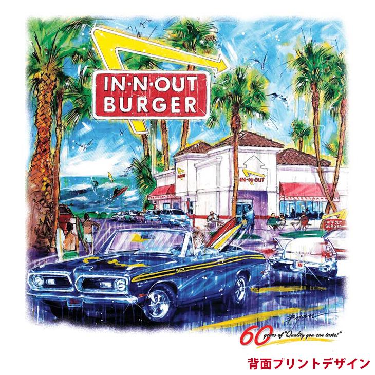 IN-N-OUT BURGER：US直輸入 2008 60th ANNIVERSARY T-SHIRT California ホワイト 半袖 ロゴ Tee イネナウトバーガー Tシャツ |  | 01