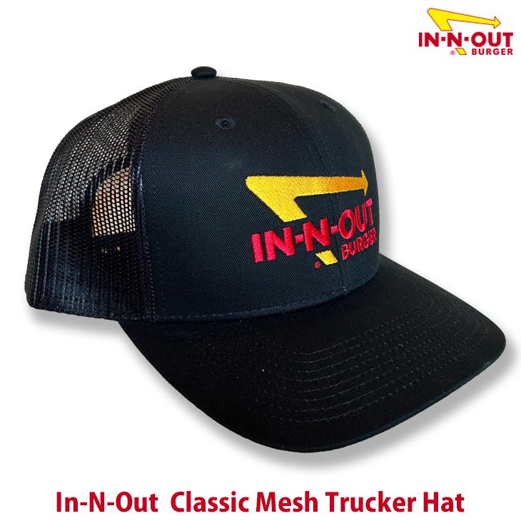 IN-N-OUT BURGER：US直輸入 Classic Mesh Trucker Hat California ブラック トラッカーキャップ イネナウト ハンバーガー キャップ |  | 02