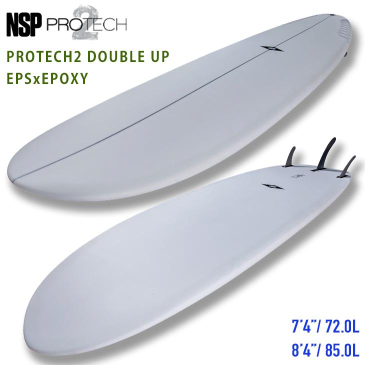 NSP お取り寄せ NSP Surfboards：最新 PROTECH2 DOUBLE UP サイズ選択