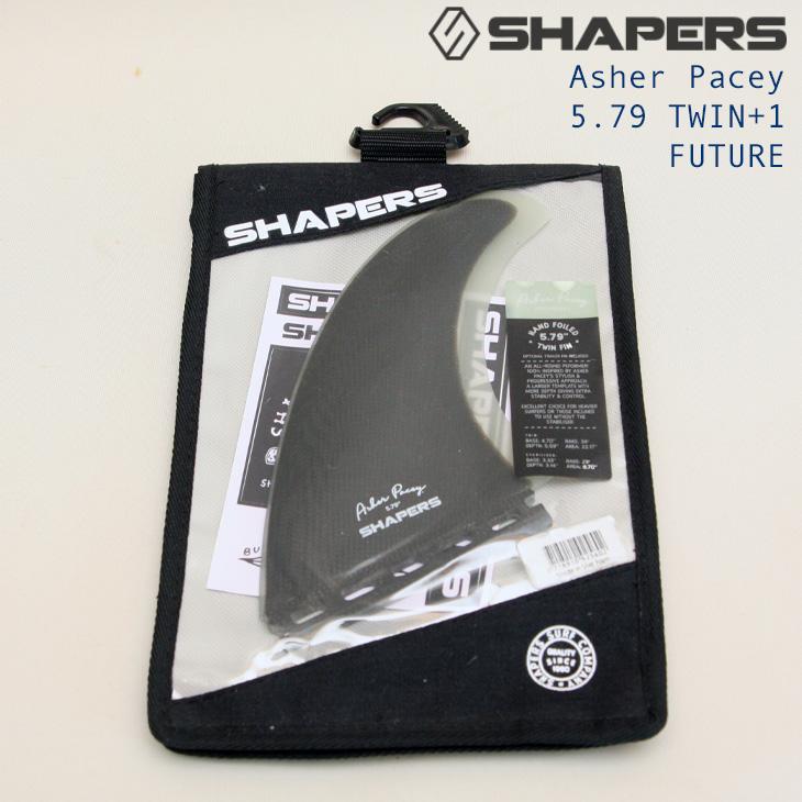 SHAPERS FIN：AP5.59 TWIN+1 FUTUREプラグ対応 Asher Pacey