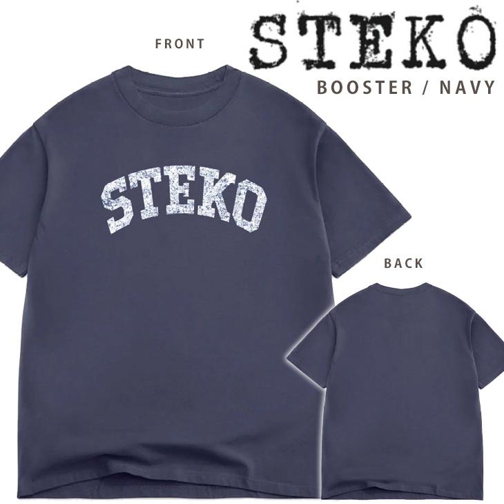サンクレメンテ直輸入 STEKO：25ss Tee Booster Navy コロへ・アンディーノ ステコ 半袖 Tシャツ ブースターモデル ネイビー Kolohe Produce | 