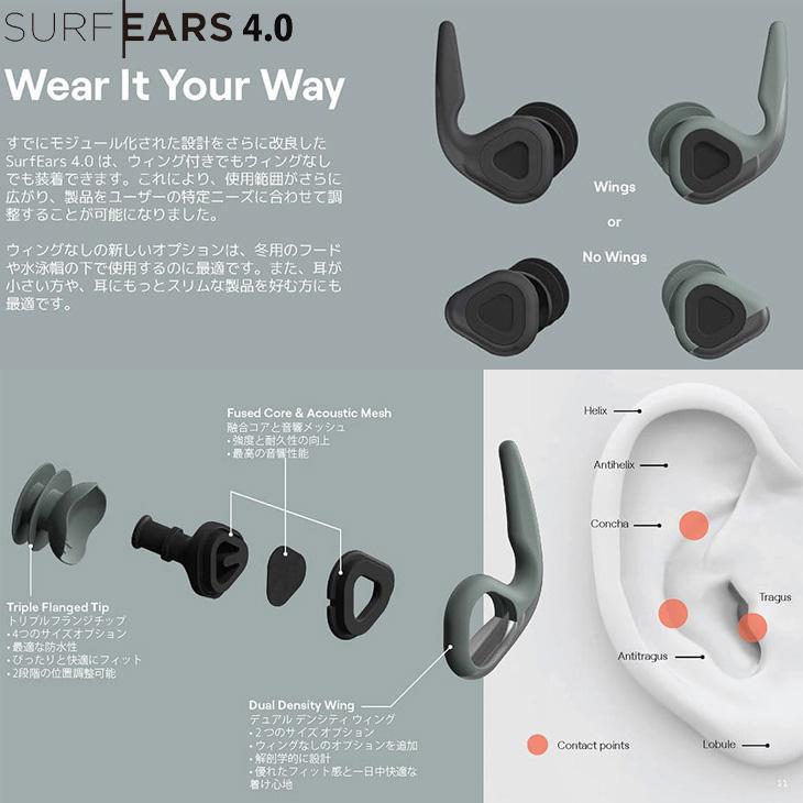 SURFEARS 4.0：音の聞こえる高機能耳栓 サーフイヤーズ 進化した最新
