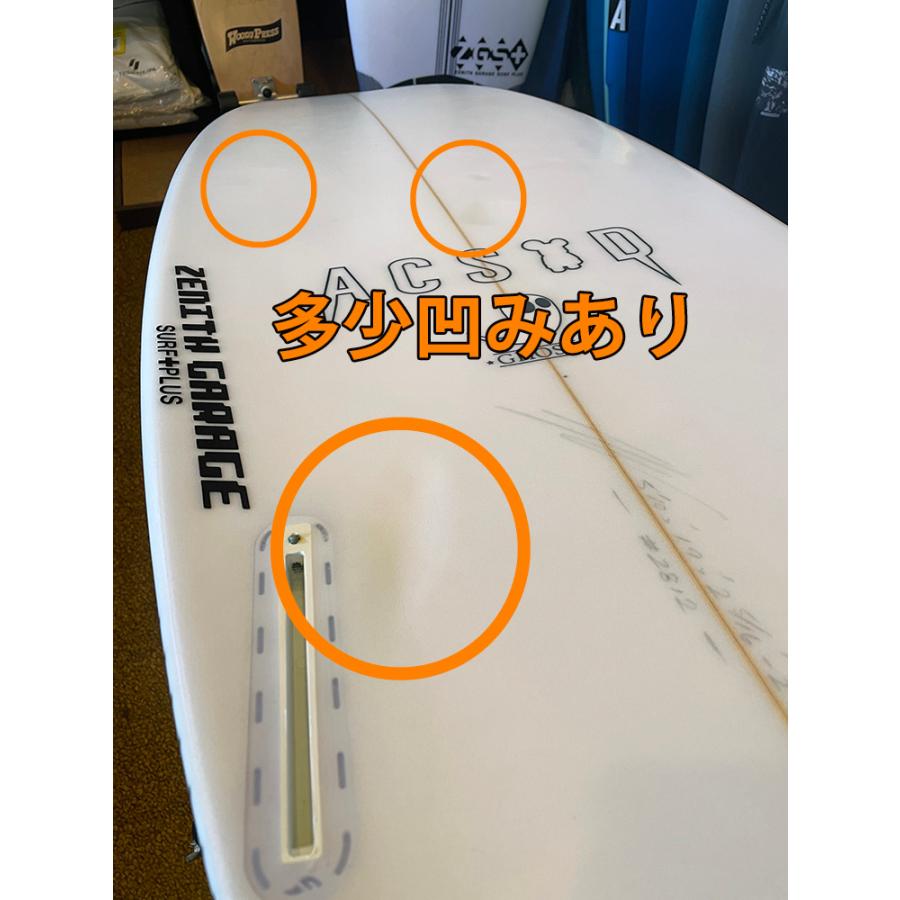 中古美品 ACSOD：GHOST 5'10" 27L オールラウンド ショートボード 日本正規品 ALEX CREWS SHAPE アレックスクルズ｜zenithgaragesurfplus｜08