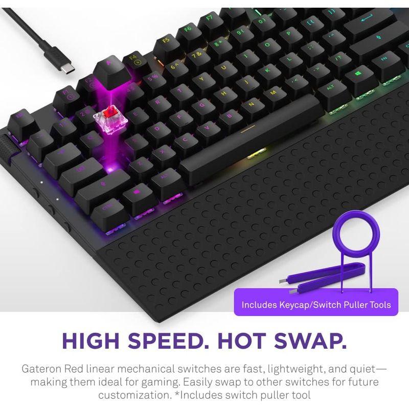 【希少】 NZXT FUNCTION ゲーミングキーボード ブラック KB-1FSUS-BR KB589 【1453819766】(9491円)