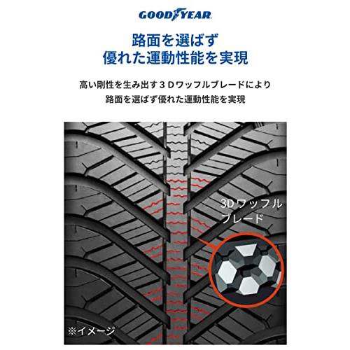 グッドイヤー　195　65R15　91H　オールシーズンタイヤ　Vector　Hybrid　05609582　4Seasons　1本　突然の雪でも走行