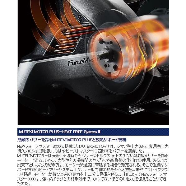 シマノ 電動リール フォースマスター3000 : つり具の銭屋 - 通販