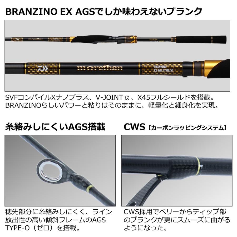 ダイワ モアザン ブランジーノ EX AGS 87LML （2022年新製品）｜zeniya-tsurigu｜04