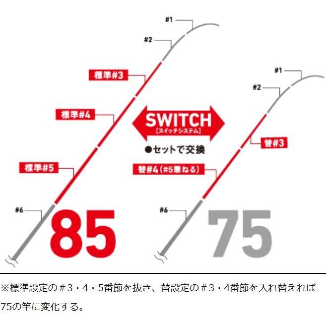 ダイワ 鮎竿 銀影競技 スペシャル SL 85