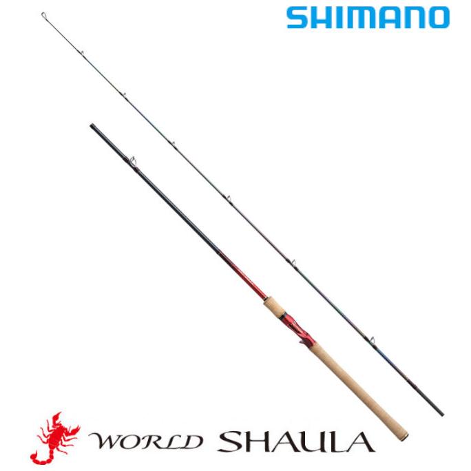 シマノ 18 ワールドシャウラ 1754R-2 美品／付属品完備／淡水使用のみ シマノ（SHIMANO） ロッド 18 ワールドシャウラ 1754R-2 ベイトモデル