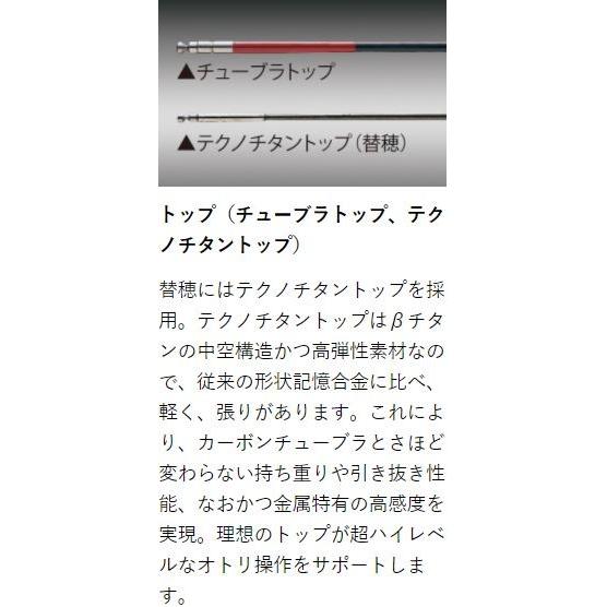がまかつ鮎竿 パワーソニック 振抜急瀬 9.0m用部品（＃1～5、元栓