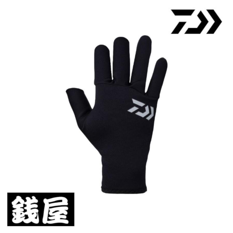 DAIWA（ダイワ） クロロプレングローブ 3本カット DG-7123W ブラック