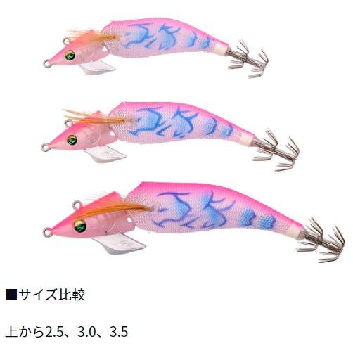エメラルダスエギ　スナップ等 DAIWA（ダイワ） エメラルダスアモラスジョイント2.5 ピンク夜光