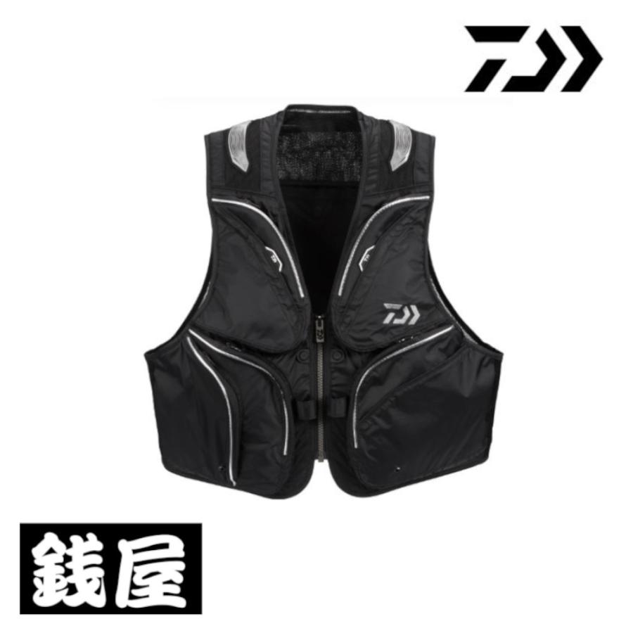 DAIWA（ダイワ） DV-3025 ショートフィッシングベスト ブラック L