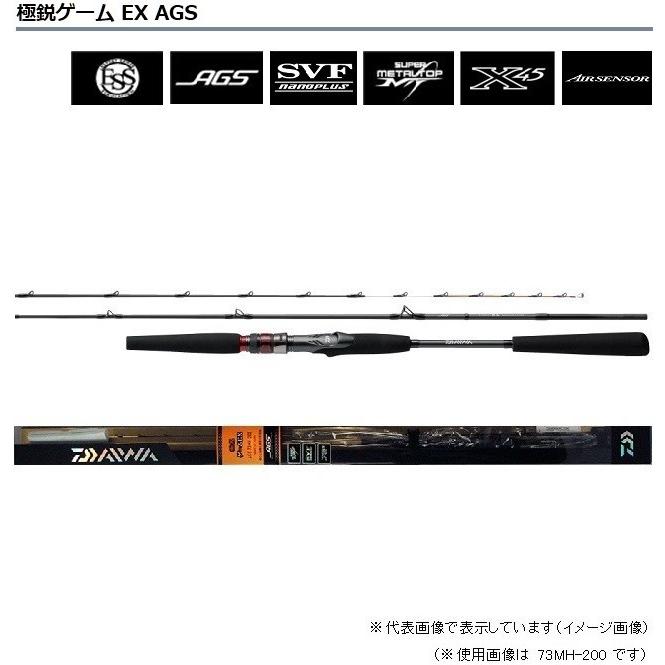 DAIWA（ダイワ） 極鋭ゲームEX AGS 73MH−230 : つり具の