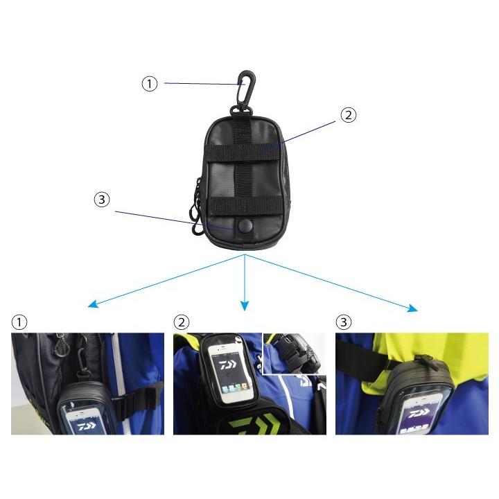 DAIWA（ダイワ） ターポリンポーチ S ライムグリーン : つり具の銭屋