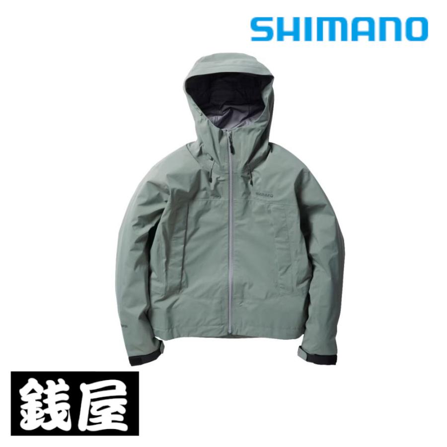 シマノ（SHIMANO） ゴアテックス ショートレインジャケット RA-025X セージグリーン 2XL : つり具の銭屋 - 通販 ...