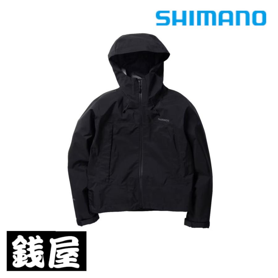 シマノ RA-025X 黒 Mサイズ ゴアテックス 美品 シマノ ゴアテックス ショートレインジャケット RA-025X