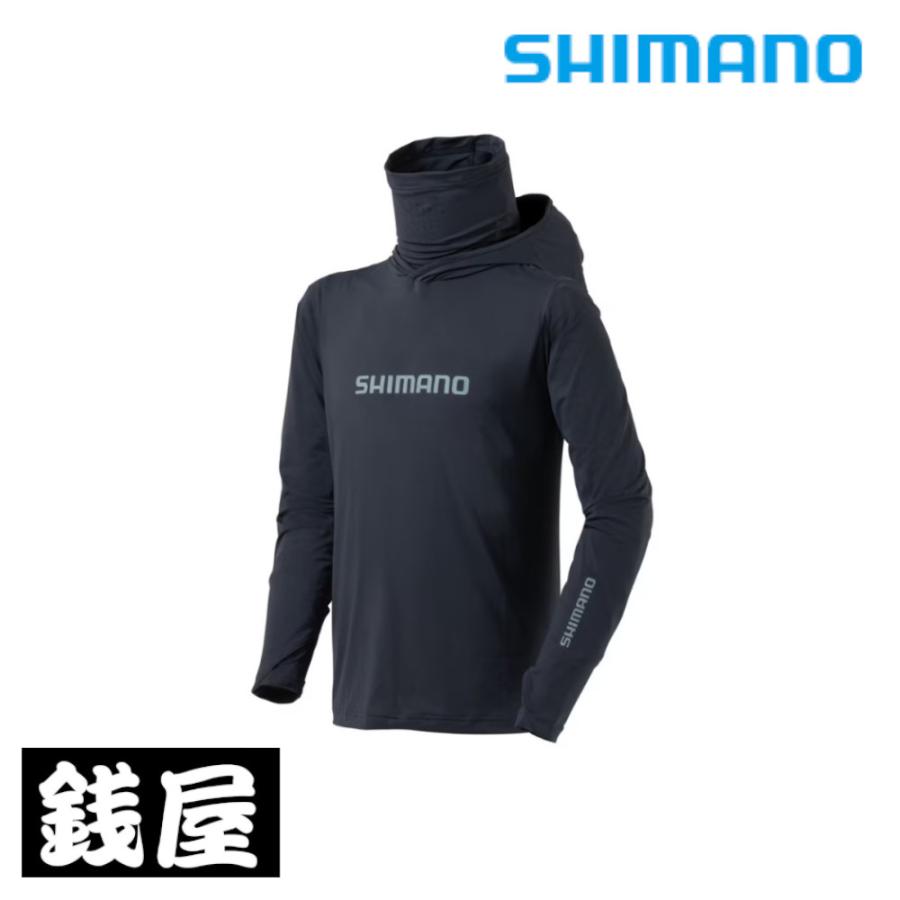 シマノ サンプロテクションフーディーシャツ チャコール M シマノ サンプロテクションフーディーシャツ チャコール M シマノ