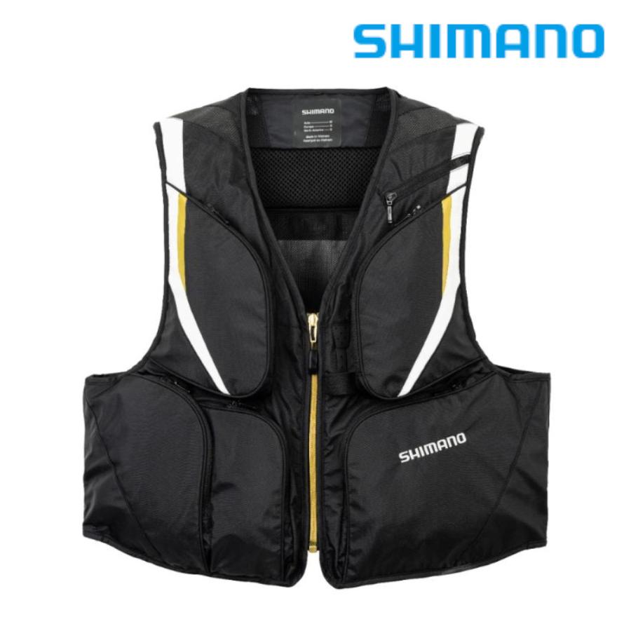 シマノ 2WAYショートベスト VE-520W ブラック M / 鮎 渓流 