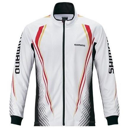 シマノ（SHIMANO） フルジッププリントシャツ(長袖) SH-051S M/L/XL 鮎