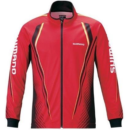シマノ（SHIMANO） フルジッププリントシャツ(長袖) SH-051S M/L/XL 鮎