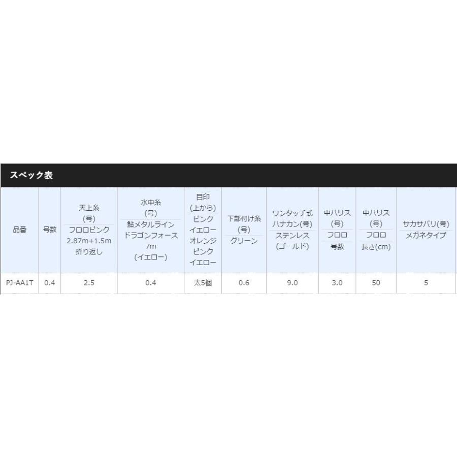 シマノ 鮎 仕掛け DRAGON FORCE 完全仕掛け PJ-AA1T ドラゴンフォース｜zeniya-tsurigu｜04