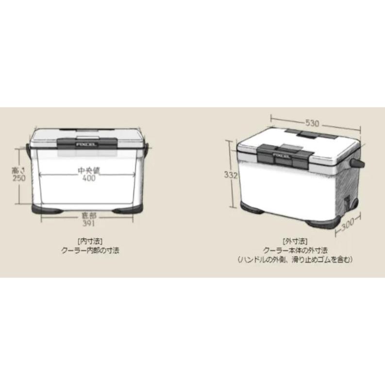 シマノ クーラーボックス フィクセル ウルトラ プレミアム NF
