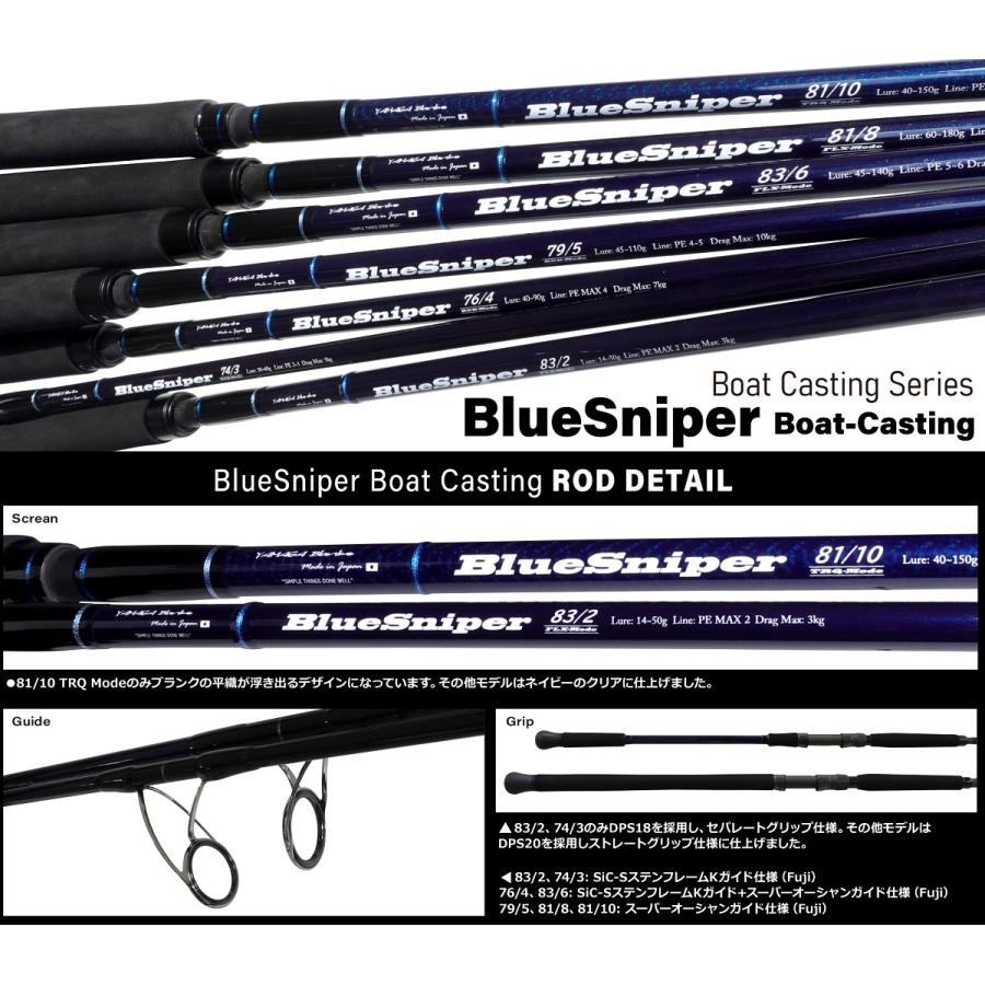 ヤマガブランクス　ブルースナイパー　97mmh YAMAGA Blanks YAMAGA Blanks ヤマガブランクス ブルースナイパー 83/2 FLX