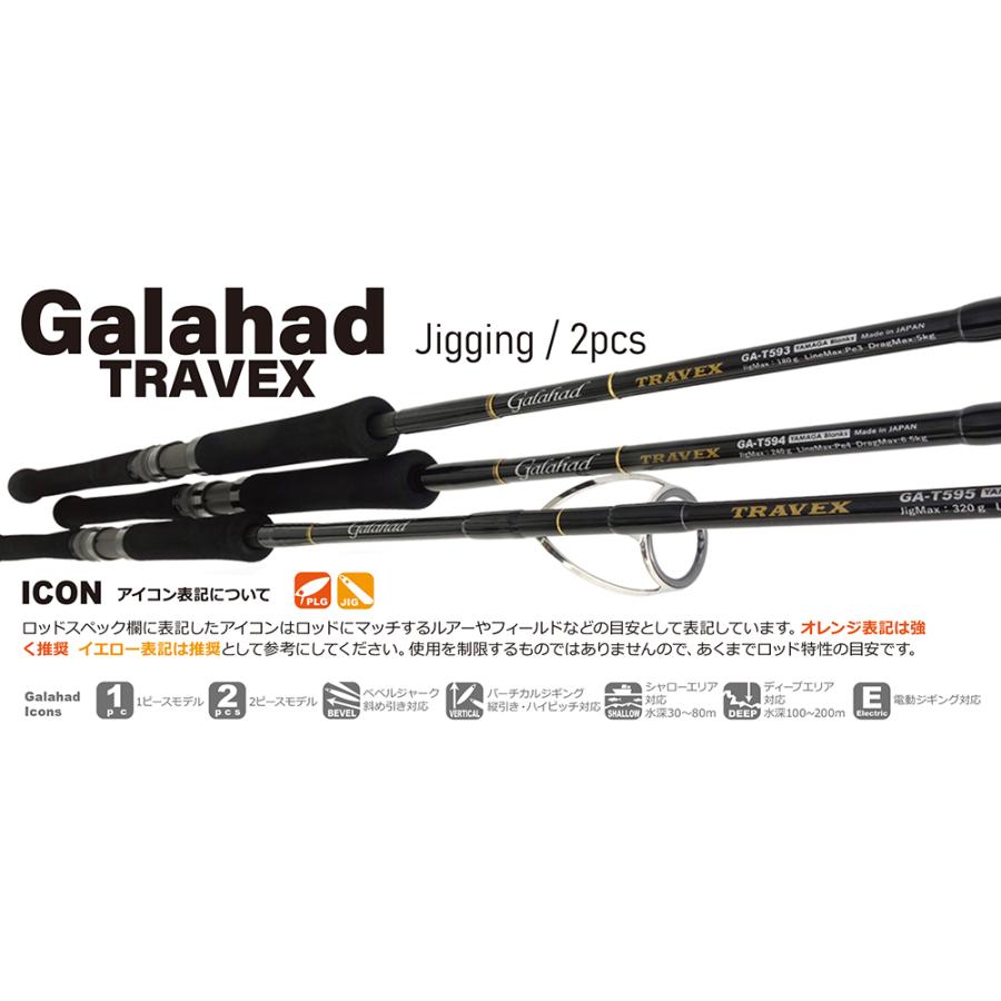 Galahad TRAVEX 594S | YAMAGA Blanks - ロッド Galahad TRAVEX 594S | YAMAGA Blanks - ロッド