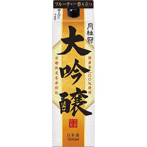 日本酒セット 1.8Lボトル 6本　月桂冠ほか 月桂冠 大吟醸 1.8Lパック 1800ml×6本 1ケース u-yu : 酒のZenjin