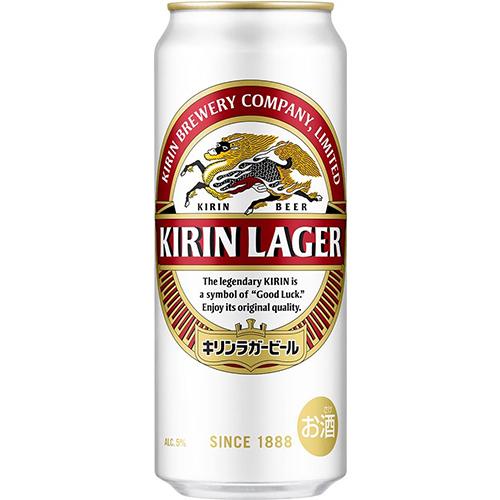 キリン ラガービール 500ml×24本 1ケース ロング缶 ビール u-yu : 酒の