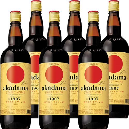 サントリー 赤玉スイートワイン 赤 キングサイズ 1.8L瓶 1800ml×6本 u