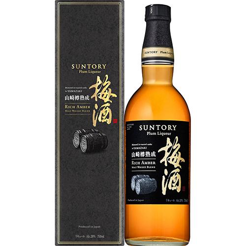サントリー 山崎蒸溜所貯蔵 焙煎樽熟成梅酒 リッチアンバー 化粧箱入り
