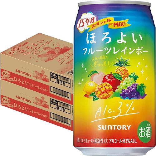 在庫限り）サントリー ほろよい フルーツレインボー（限定） 350ml×48