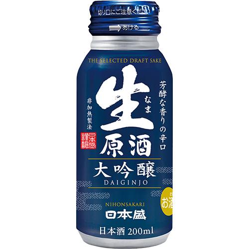 生原酒大吟醸200mlボトル缶【30本入】｜ SAKARI online（日本盛） 日本盛 生原酒 ボトル 缶 日本酒 200ml 1ケース (30本)