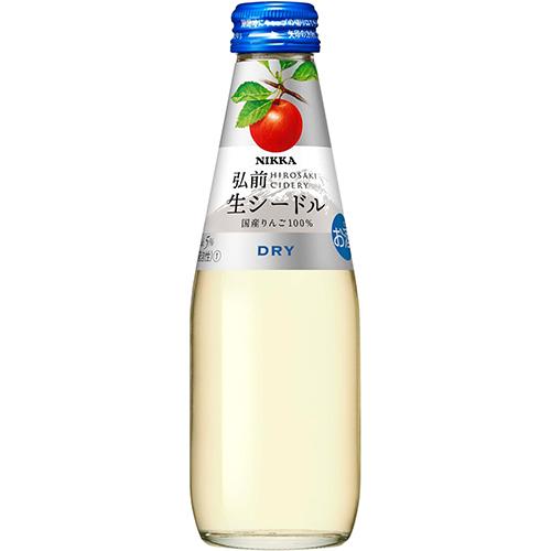 アサヒ ニッカ弘前 生シードル ドライ 200ml×24本 u-yu : 酒のZenjin