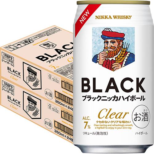 アサヒ ブラックニッカ クリアハイボール 350ml×24本 2ケース（48本