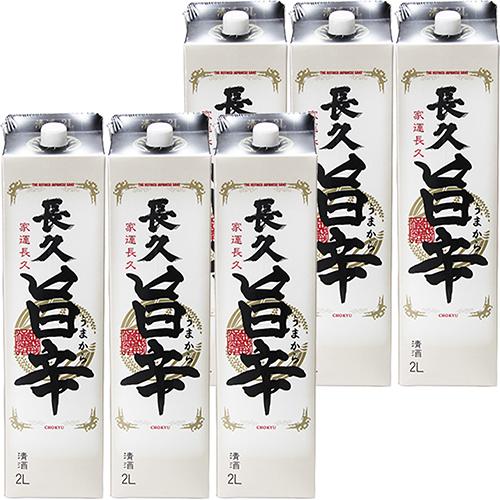 中野BC 長久 旨辛 2Lパック 2000ml×6本 1ケース 和歌山 日本酒 u-yu